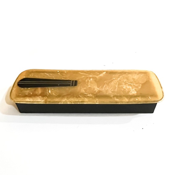 Antique Art Deco Bakelite Pen / Fountain Pen Box / Case *EVC - Picture 3 of 5